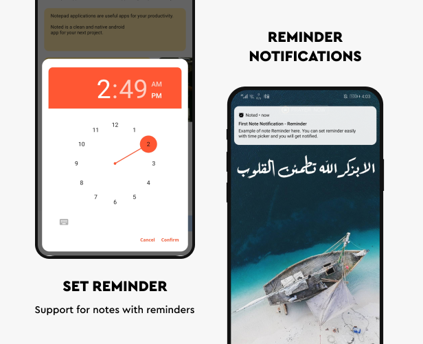Noted - Full Native Android Notes, Notepad and To-Dos App with Clean & Minimal UI - 6